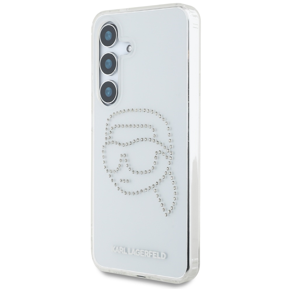 Karl Lagerfeld dėklas Samsung Galaxy S25 – skaidrus