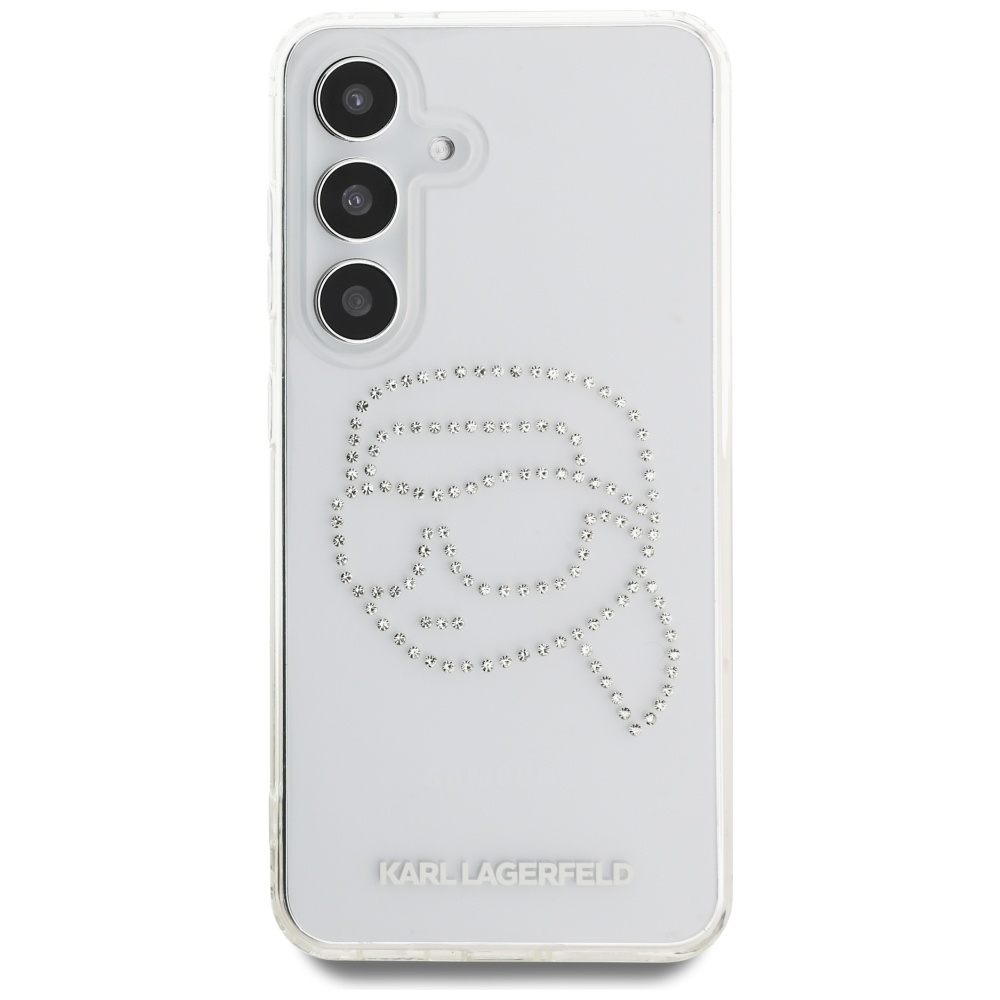 Karl Lagerfeld dėklas Samsung Galaxy S25 – skaidrus