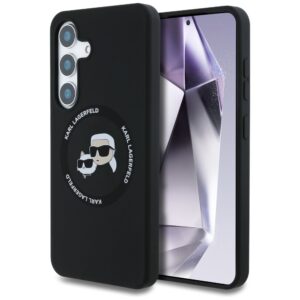 Karl Lagerfeld MagSafe dėklas Galaxy S25 – juodas