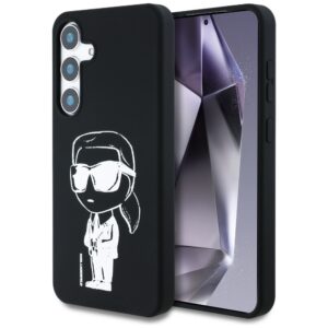 Karl Lagerfeld MagSafe dėklas Galaxy S25 – juodas