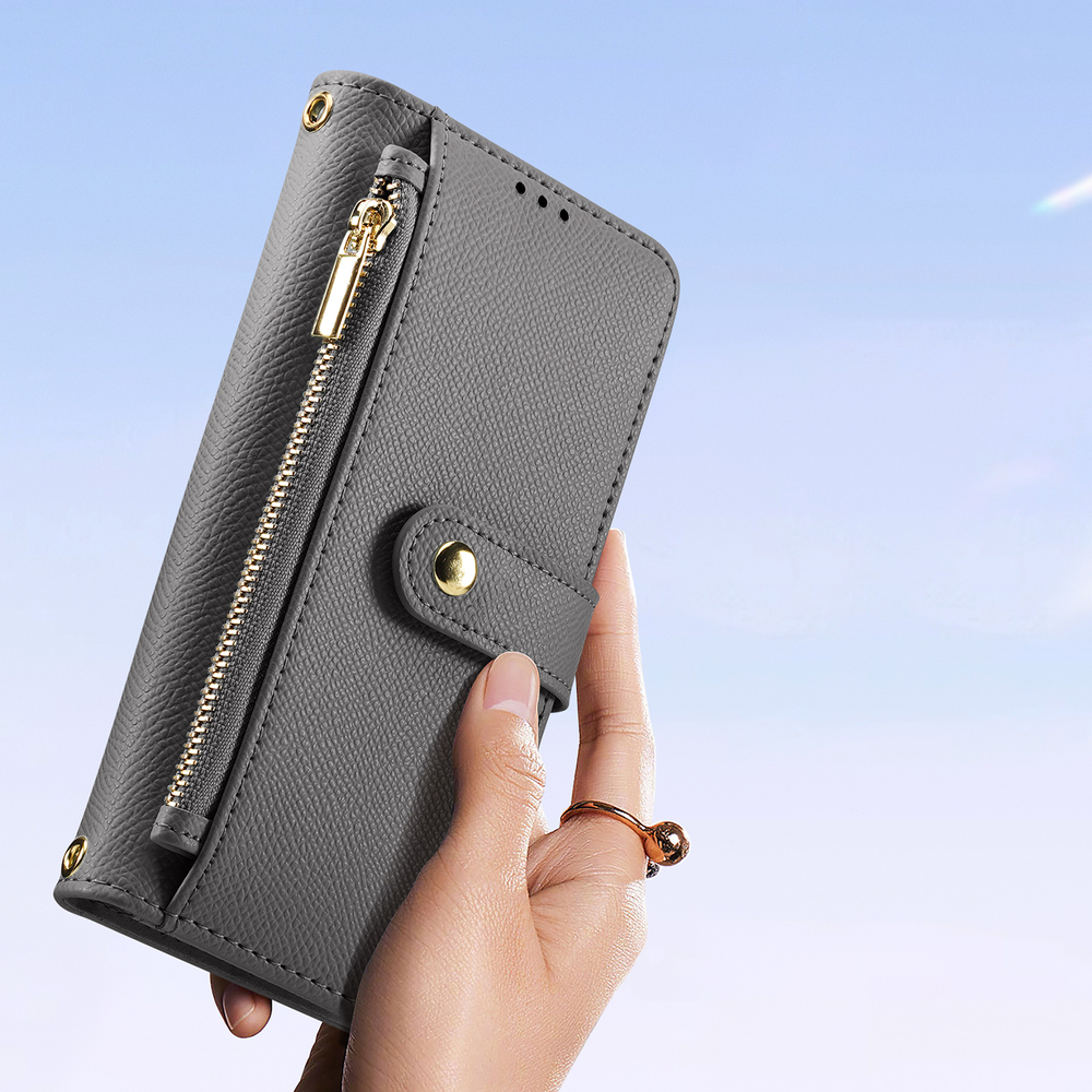 Dux Ducis Lava odinis dėklas Samsung Galaxy S25+ – pilkas