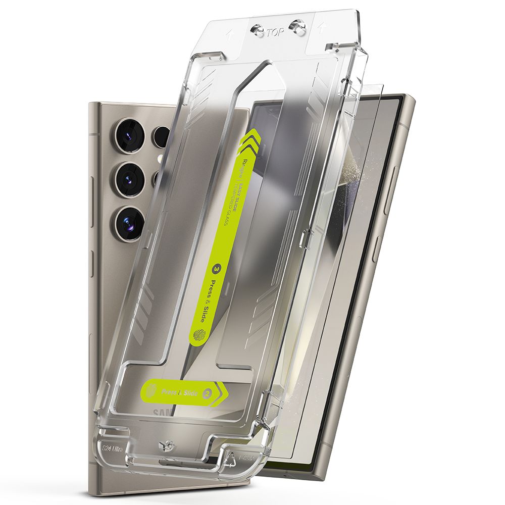 Apsauginis stiklas Ringke Easy Slide, Galaxy S24 Ultra, 2 vnt., skaidrus