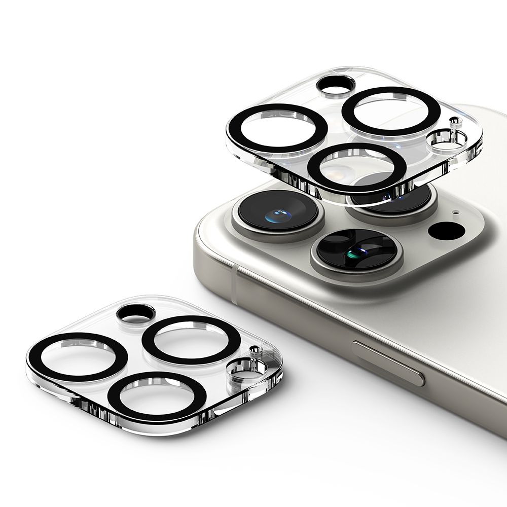 Kameros apsauginis stiklas Ringke Camera Protector iPhone 16 Pro / 16 Pro Max, 2 vnt., skaidrus