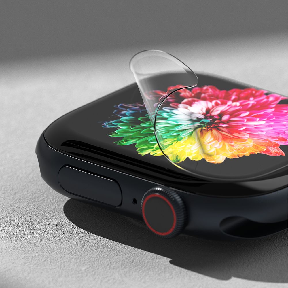 Apsauginė plėvelė Ringke Dual Easy Apple Watch 10 / 11 (46 mm), 3 vnt., skaidri