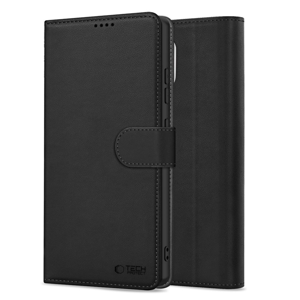 Dėklas Tech-Protect Wallet Samsung Galaxy S25 Ultra, juodas