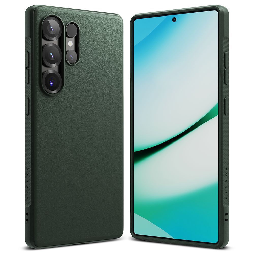 Dėklas Ringke Onyx Galaxy S25 Ultra, tamsiai žalias
