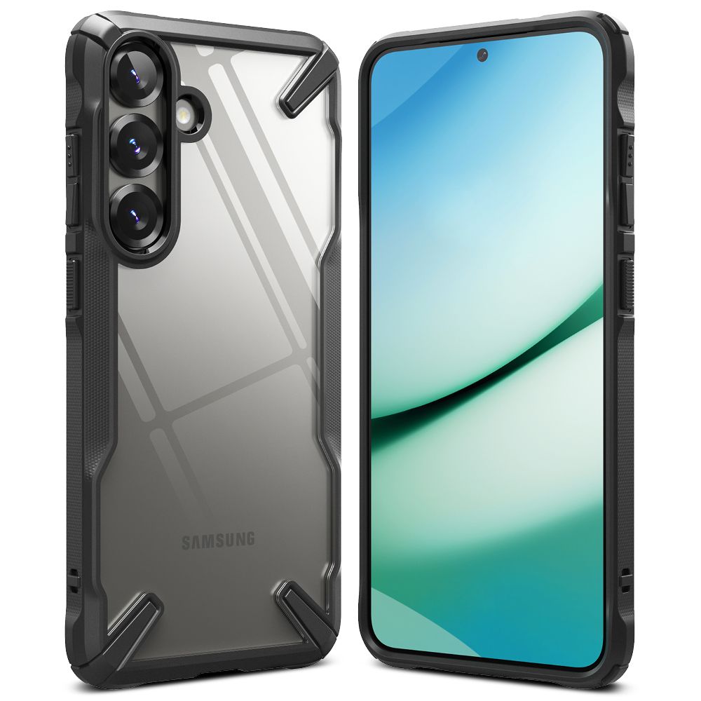 Dėklas Ringke Fusion X Samsung Galaxy S25+, juodas