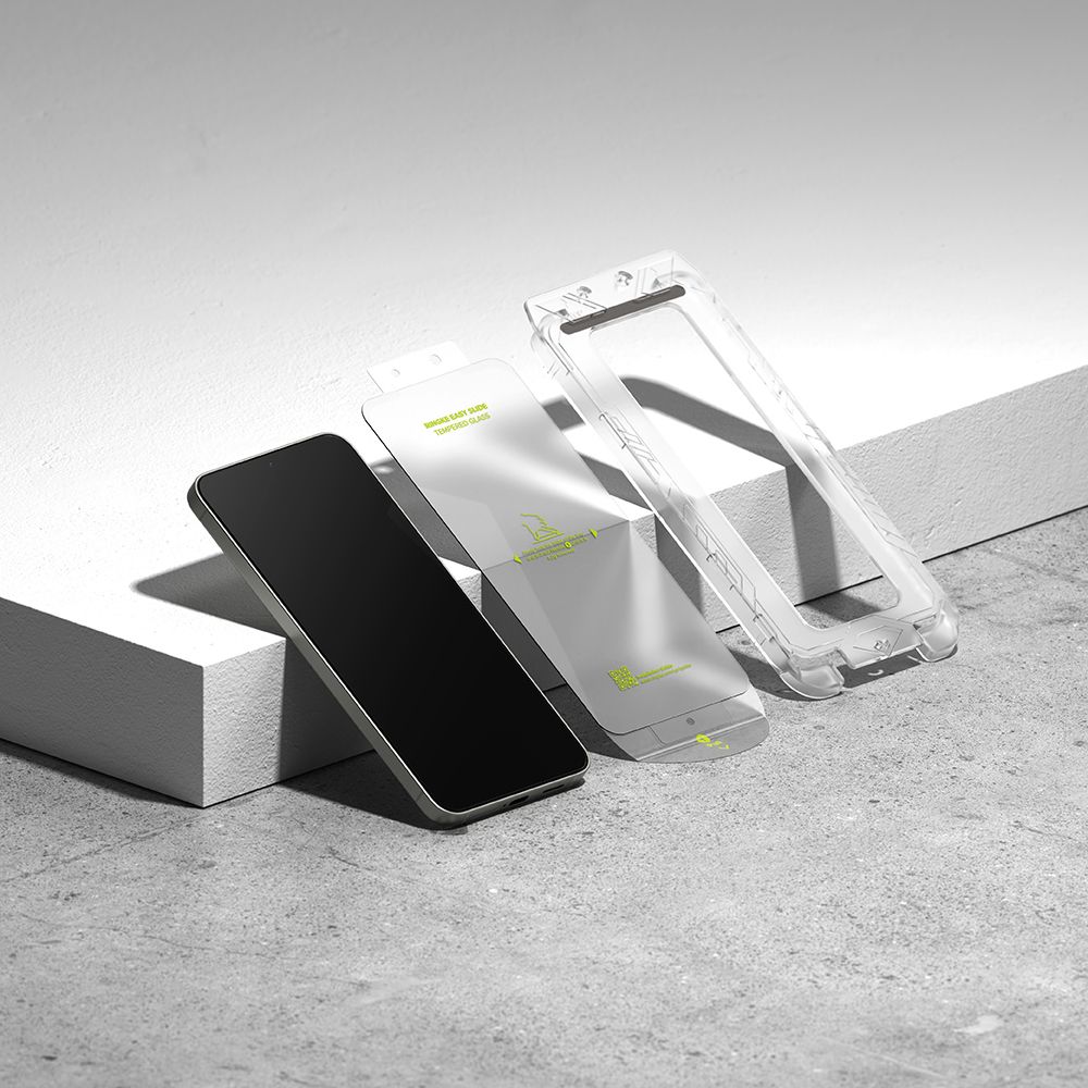 Apsauginis stiklas Ringke Easy Slide Galaxy S24 / Galaxy S25, 2 vnt., skaidrus