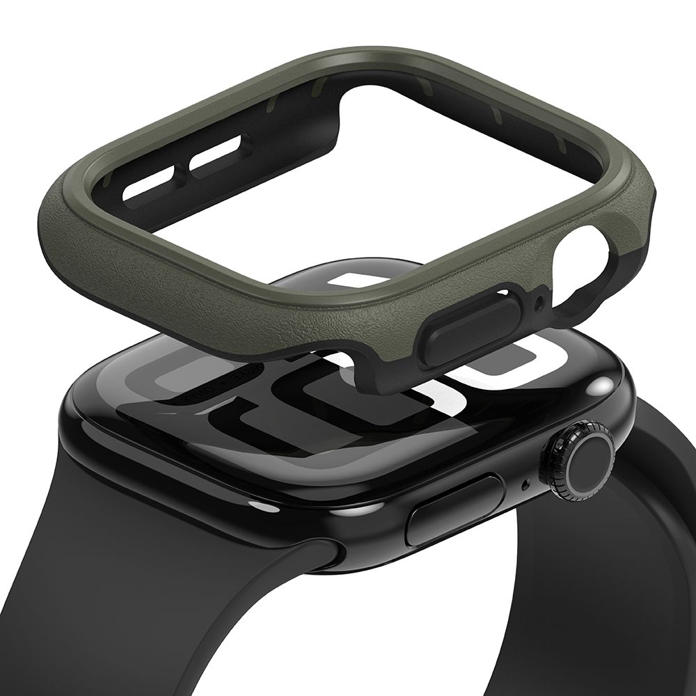 Dėklas Ringke Onyx Apple Watch 10/11 (46 mm), tamsiai žalias