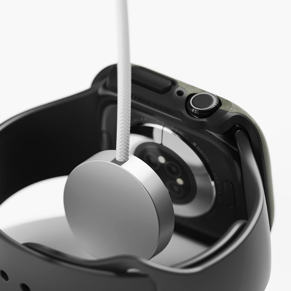 Dėklas Ringke Onyx Apple Watch 10/11 (46 mm), tamsiai žalias