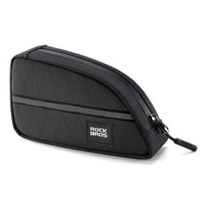 Rockbros trikampio dviračio rėmo krepšys 0.8l - Juodas