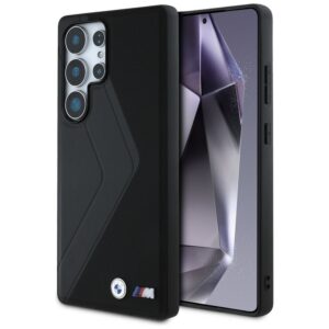 BMW Odinis per didelės juostos MagSafe dėklas, skirtas Samsung Galaxy S25 Ultra - juodas