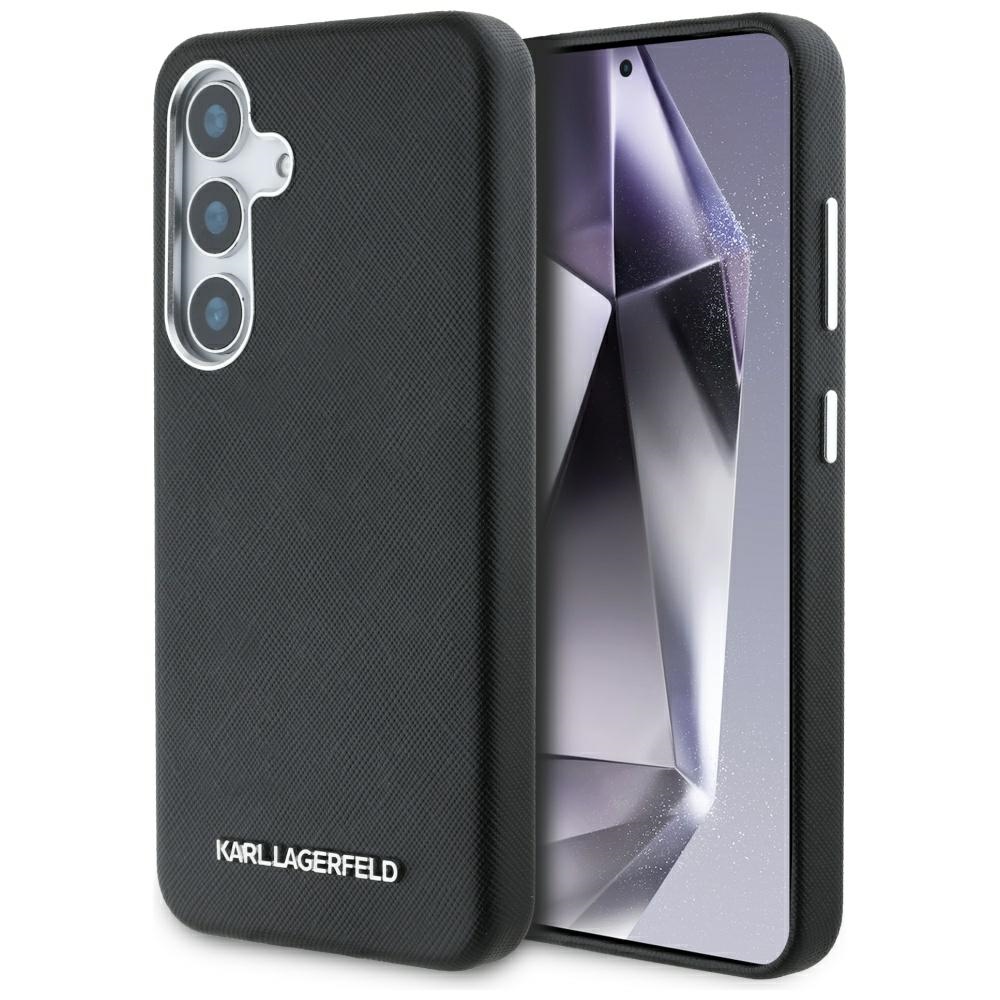 Karl Lagerfeld MagSafe dėklas Samsung Galaxy S25 – juodas