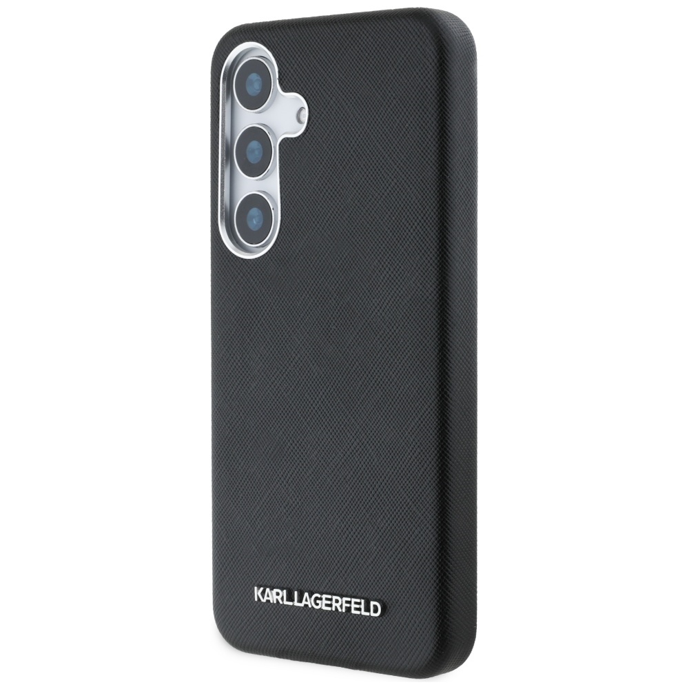 Karl Lagerfeld MagSafe dėklas Samsung Galaxy S25 – juodas
