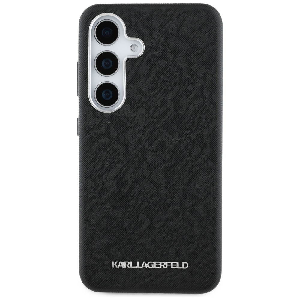 Karl Lagerfeld MagSafe dėklas Samsung Galaxy S25 – juodas