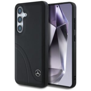 Mercedes odinis dėklas Samsung Galaxy S25 – juodas