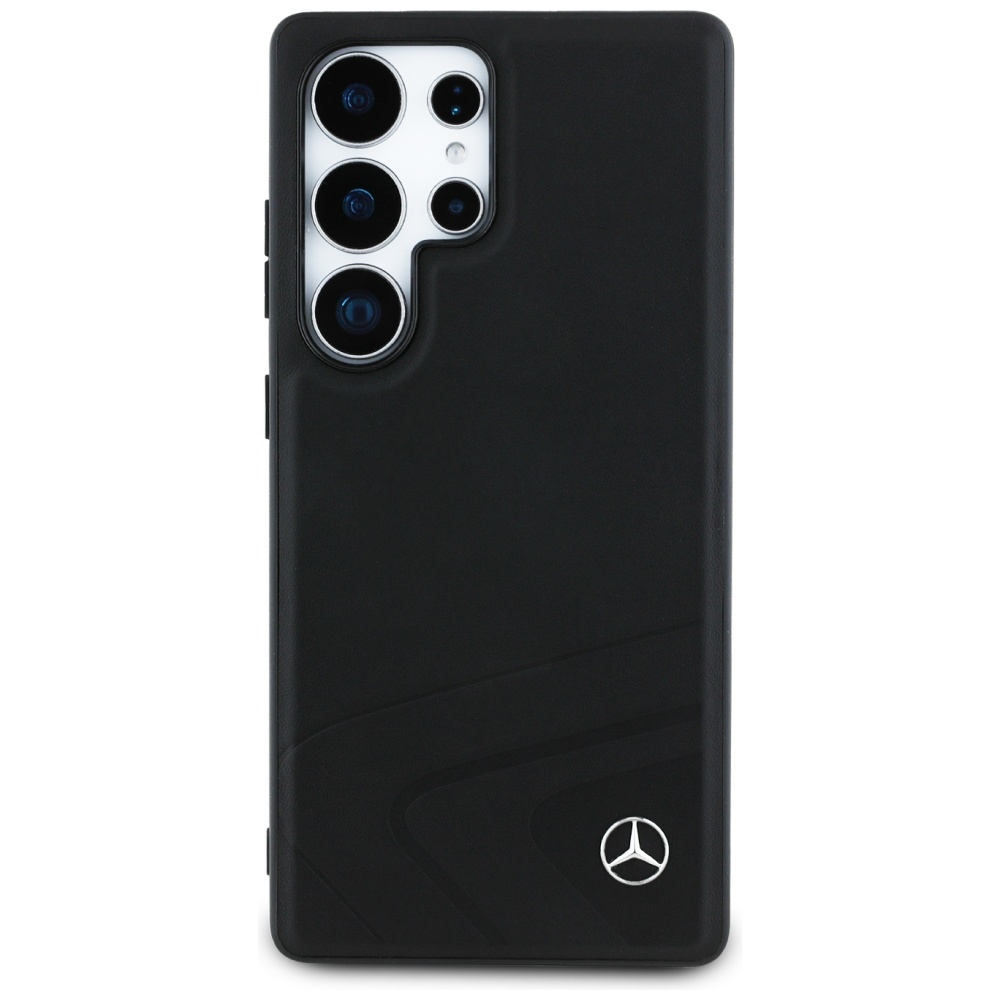 Mercedes odinis MagSafe dėklas Galaxy S25 Ultra – juodas