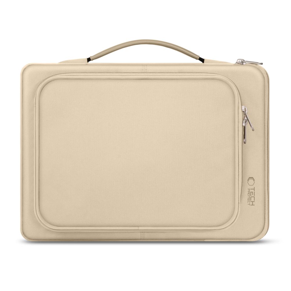 Krepšys nešiojamajam kompiuteriui Tech-Protect Basic Bag 15-16, smėlio spalvos