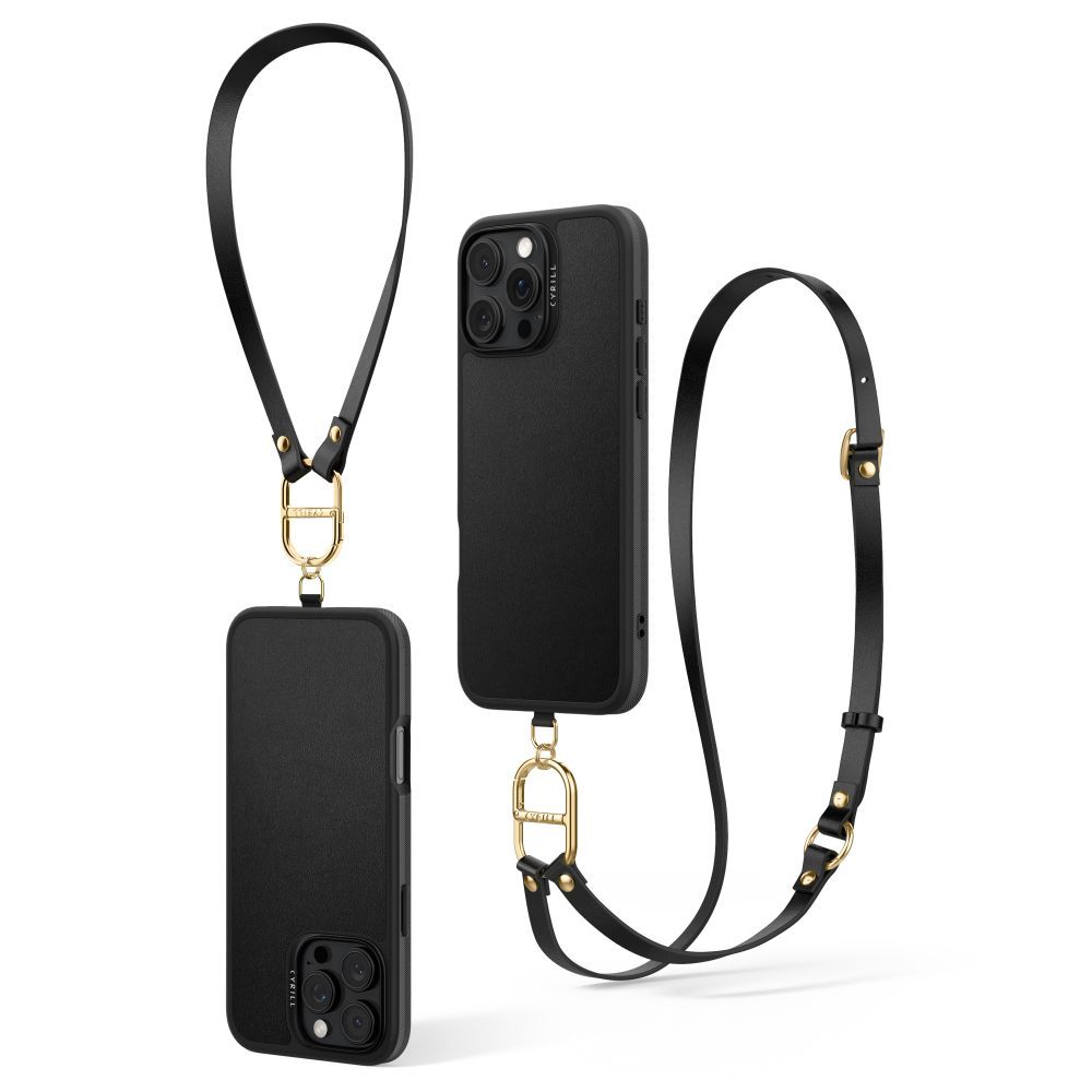 Dėklas Spigen Cyrill Kajuk Classic Charm Mag MagSafe iPhone 16 Pro Max, juodas