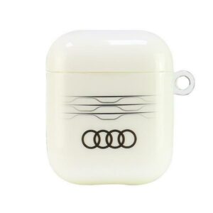 Audi IML Geometric Pattern AirPods 1/2 dėklas – baltas