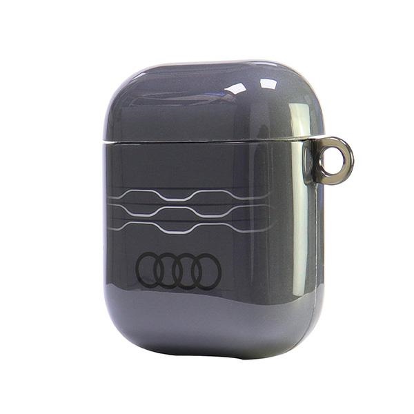 Audi IML Geometric Pattern dėklas AirPods 1/2 – pilkas