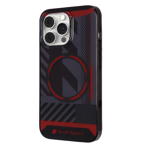 Audi MagSafe dėklas iPhone 13/13 Pro 6,1" – juodas