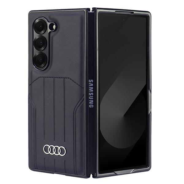 Audi MagSafe dėklas Galaxy Z Fold6 – juodas, eko oda