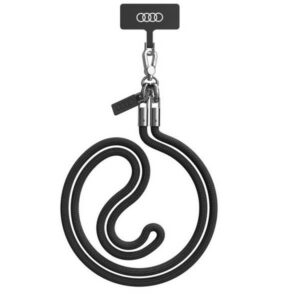 Audi Crossbody Leash Universal 120cm x 6mm - juodas