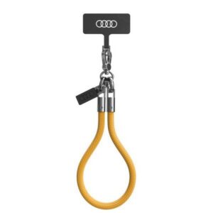 Audi Crossbody Lanyard Universal 28cm x 8mm – geltona