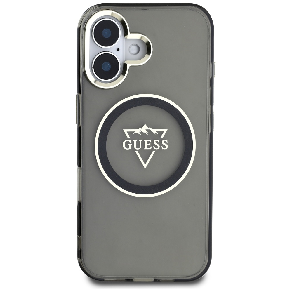 Guess MagSafe dėklas iPhone 16 – juodas