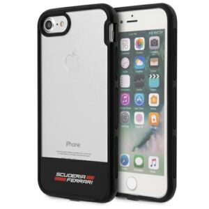 „Ferrari Racing Shield“ dėklas, skirtas „iPhone“ 7 / 8 / SE 2020 / SE 2022 – pusiau permatomas