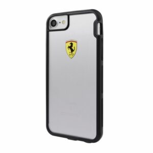 „Ferrari Racing“ smūgiams atsparus dėklas, skirtas „iPhone“ 7 / 8 / SE 2020 / SE 2022 – skaidrus