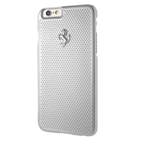 Ferrari perforuotas aliuminio dėklas, skirtas iPhone 6 / 6S - sidabras