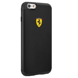 Ferrari atsparus smūgiams dėklas iPhone 6 / 6S - juodas
