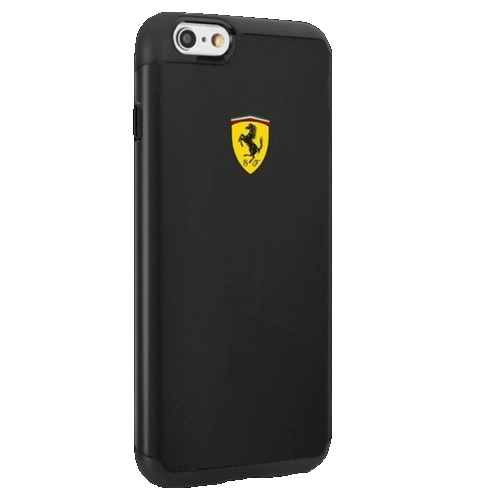 Ferrari atsparus smūgiams dėklas iPhone 6 / 6S - juodas