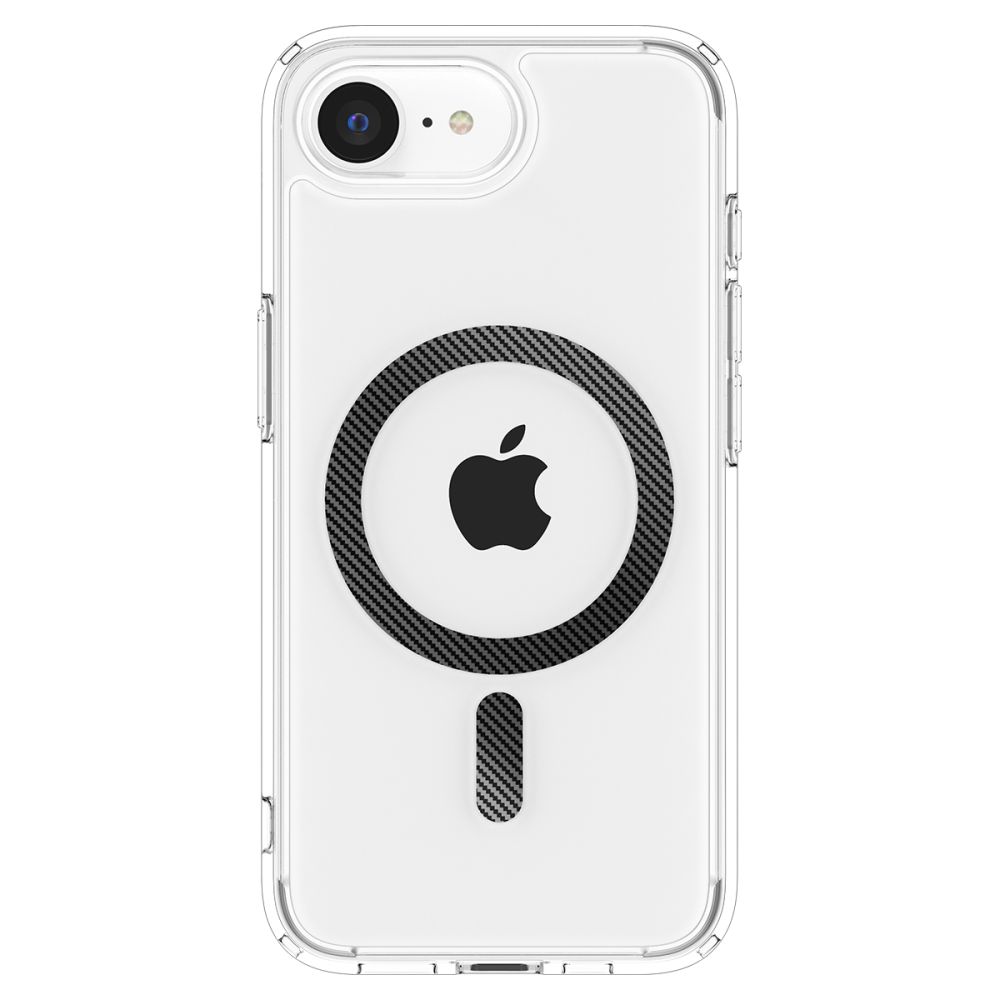 Dėklas Spigen Ultra Hybrid Mag MagSafe iPhone 16e / 17e, karbono rašto
