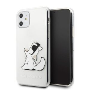 Karl Lagerfeld Choupette Fun dėklas iPhone 11/XR – skaidrus