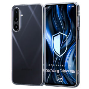 3mk Clear Case skirtas Samsung Galaxy M16 5G – skaidrus