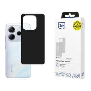 3mk silikoninis dėklas, skirtas Xiaomi Redmi Note 14 5G - juodas