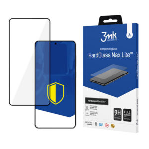 Grūdintas stiklas 3mk HardGlass Max Lite Black, skirtas Samsung Galaxy S25 Edge