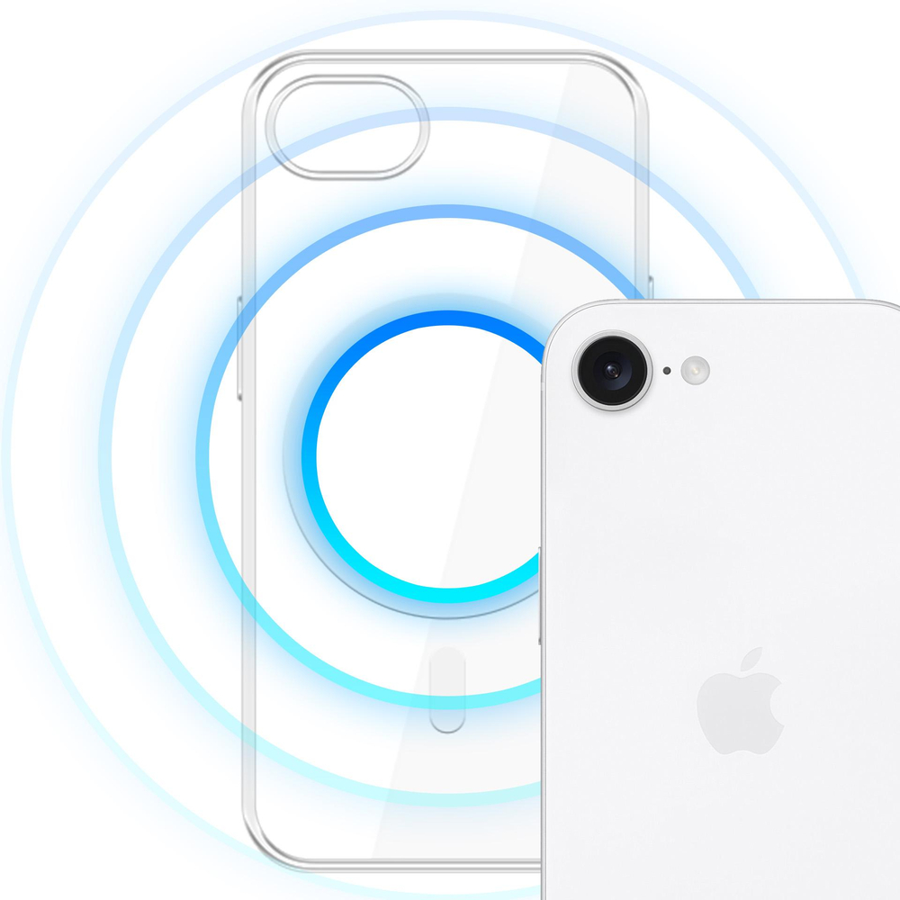 3mk clear magcase skirtas apple iPhone 16E - transparent