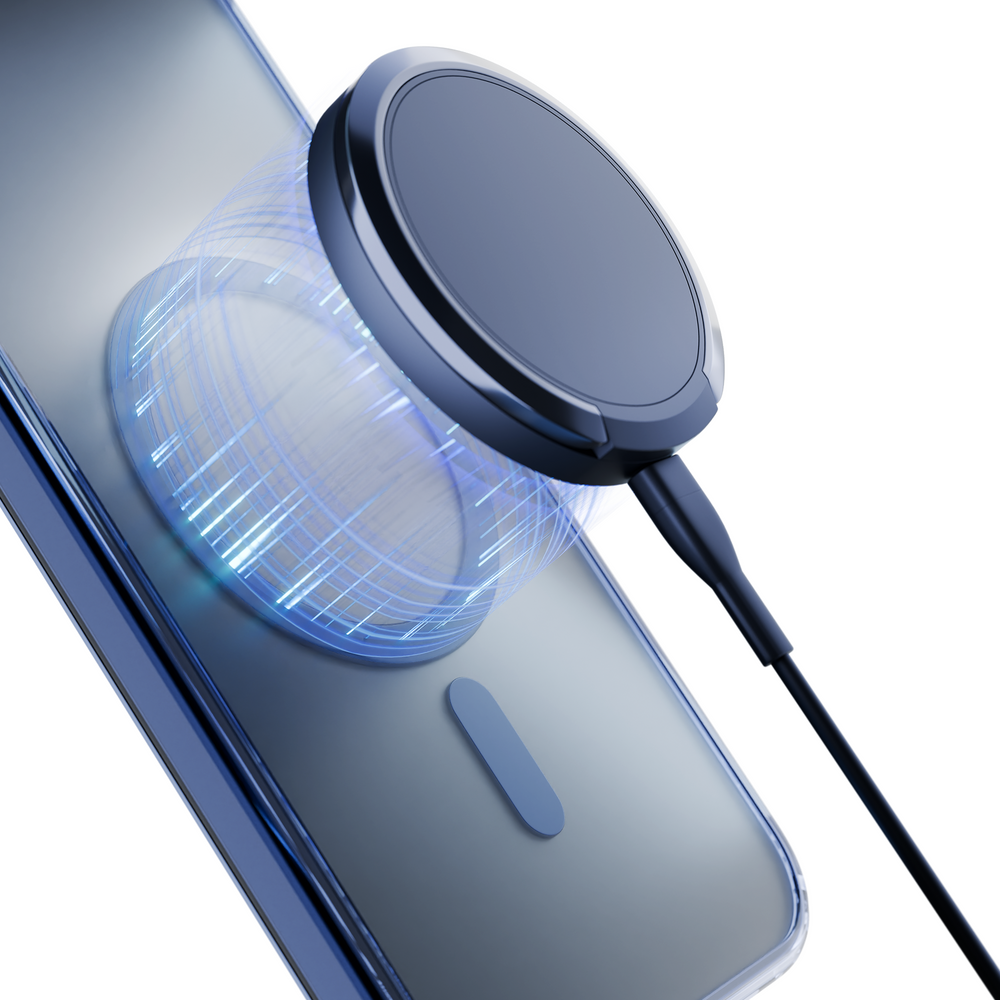 3mk Frosty MagCase, skirtas Apple iPhone 16E – mėlynas