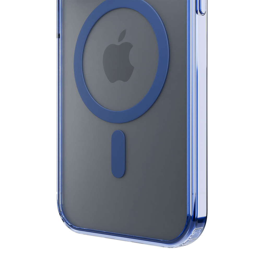 3mk Frosty MagCase, skirtas Apple iPhone 16E – mėlynas
