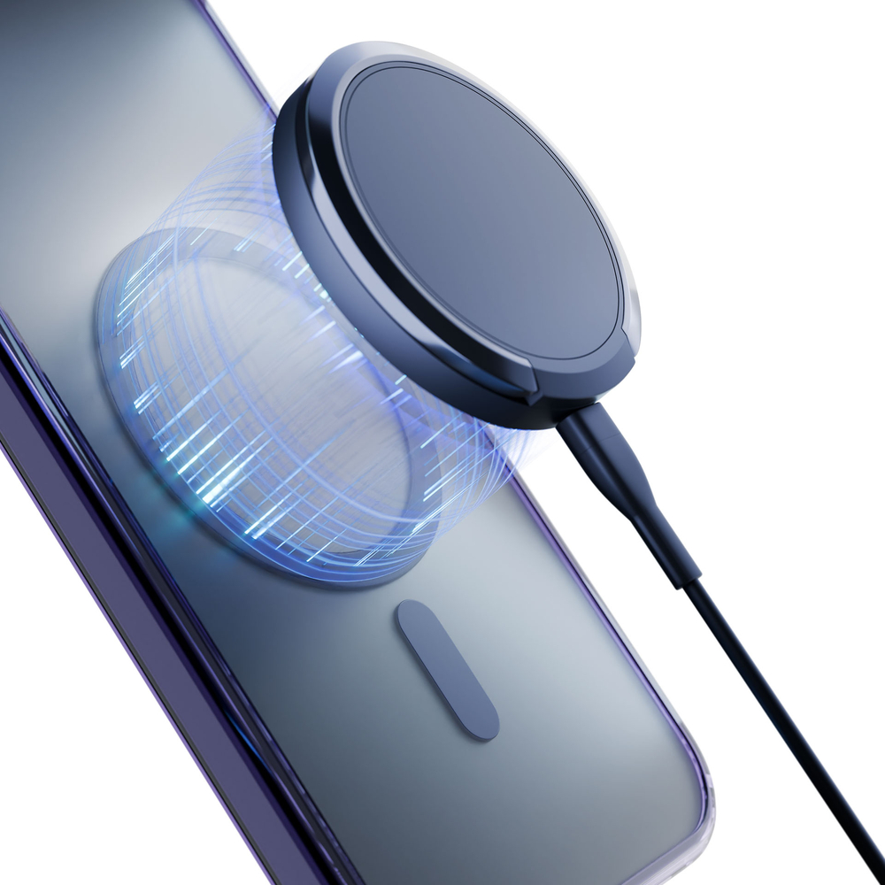 3mk Frosty MagCase, skirtas Apple iPhone 16E – violetinė