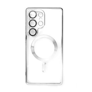 MagSafe galvanizuotas dėklas iPhone 16e – sidabrinis