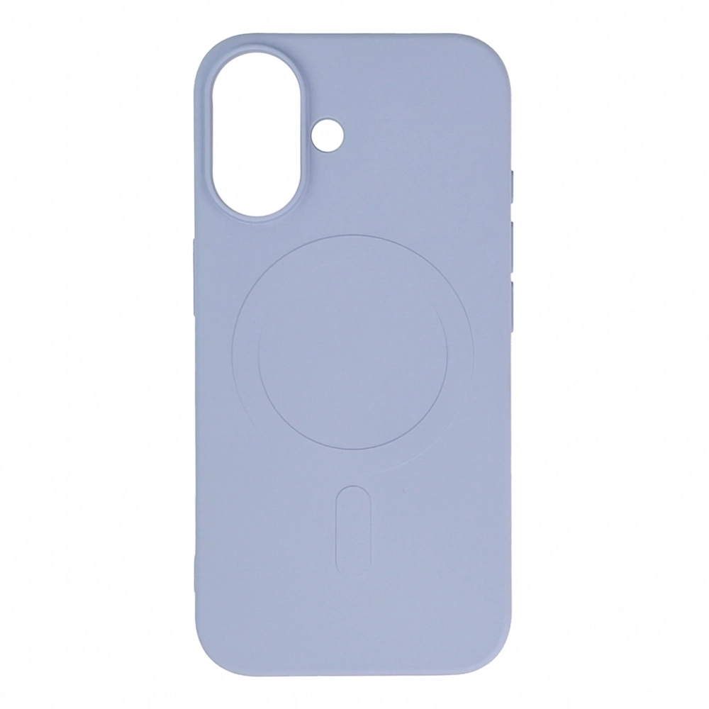 MagSafe silikoninis dėklas Samsung Galaxy A36 5G – violetinis