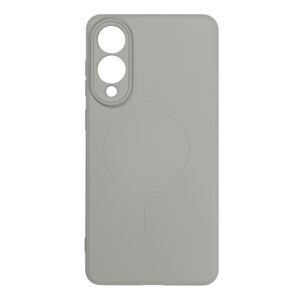 Skystas silikoninis MagSafe dėklas Galaxy S25 Edge – pilkas