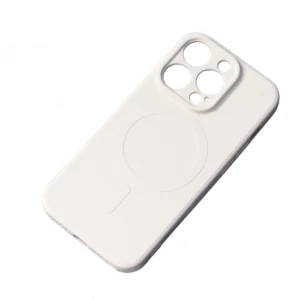 Silikoninis MagSafe dėklas Samsung Galaxy S25 Edge – smėlio