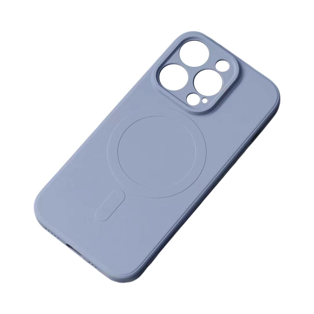Silikoninis MagSafe dėklas Samsung Galaxy S25 Edge – pilkas