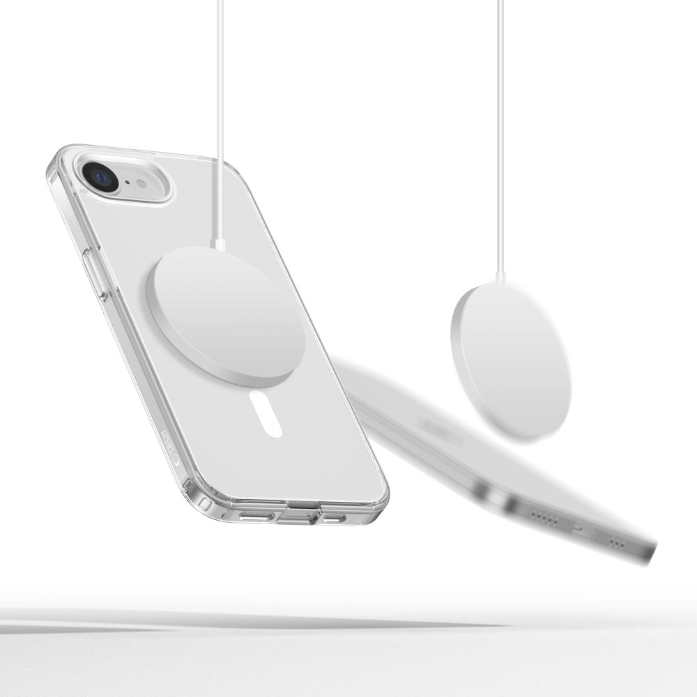 Dėklas Tech-Protect FlexAir Hybrid MagSafe iPhone 16E / 17E, skaidrus